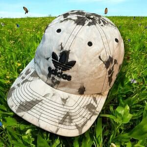 Adidas Hat Cap Tie Dye Baseball Logo Trefoil Cotton Unisex OS Splatter Headwear